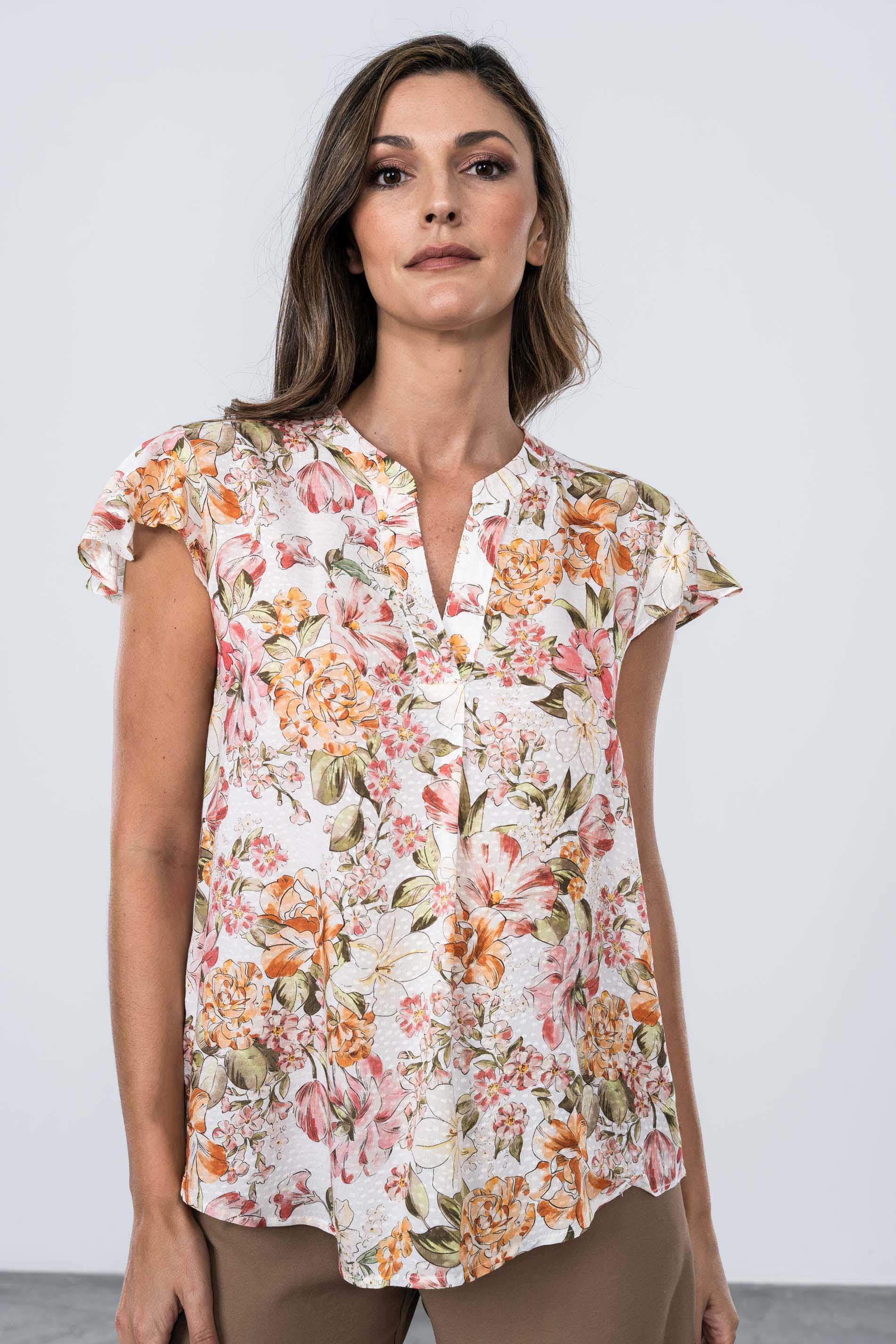 BLUSA FLORAL TABLA