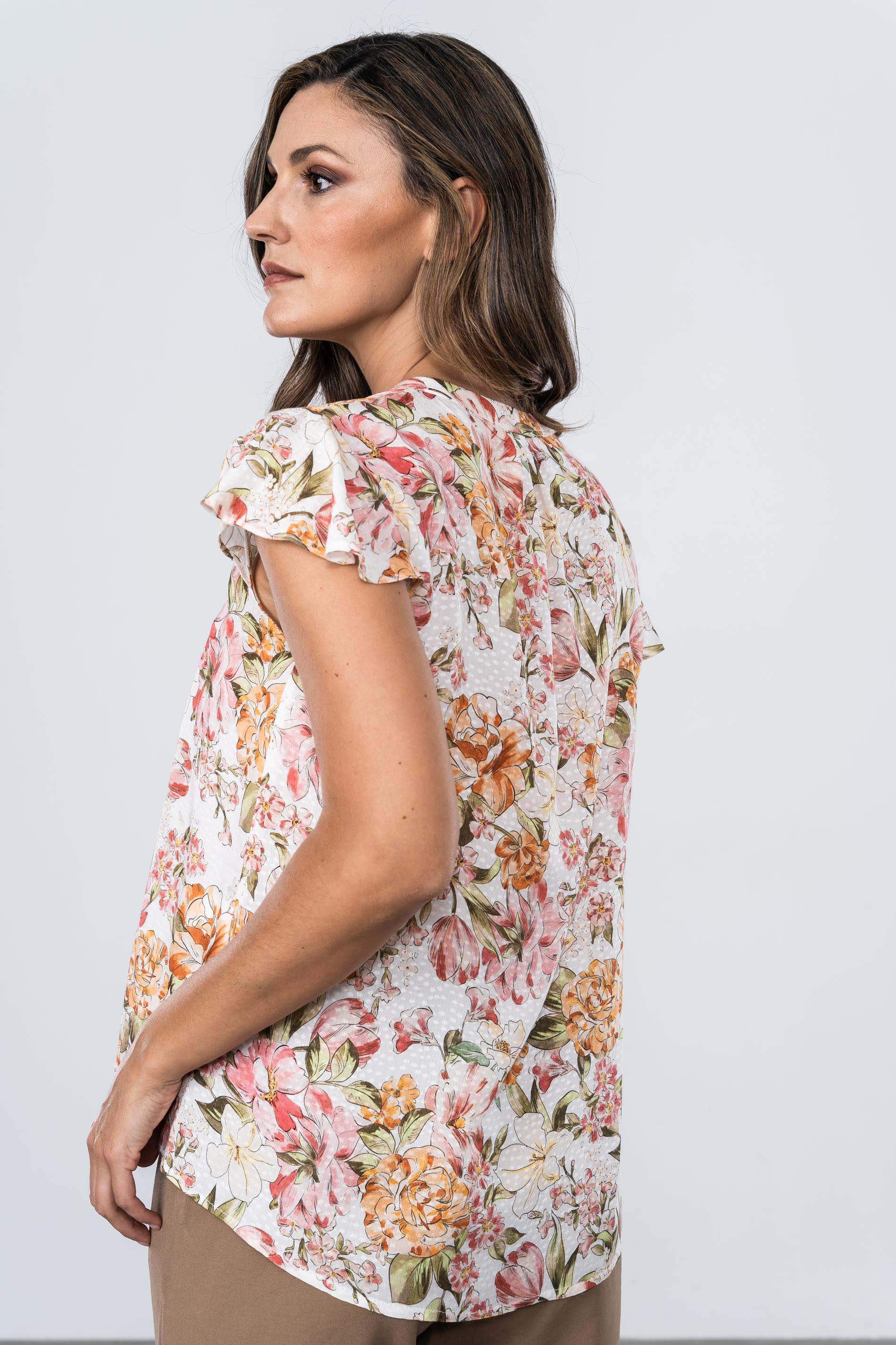 BLUSA FLORAL TABLA