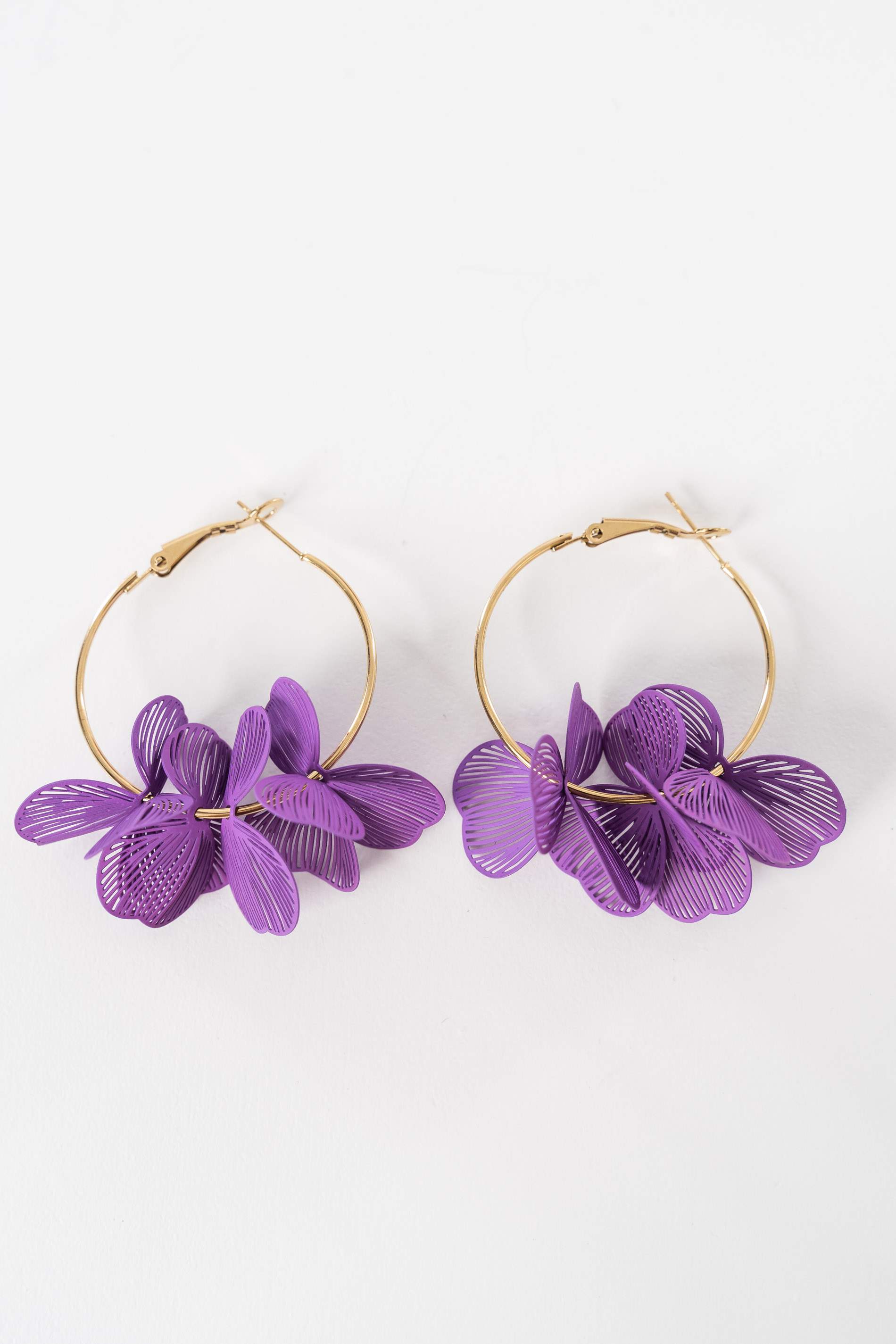 AROS FLOR COLOR MORADO