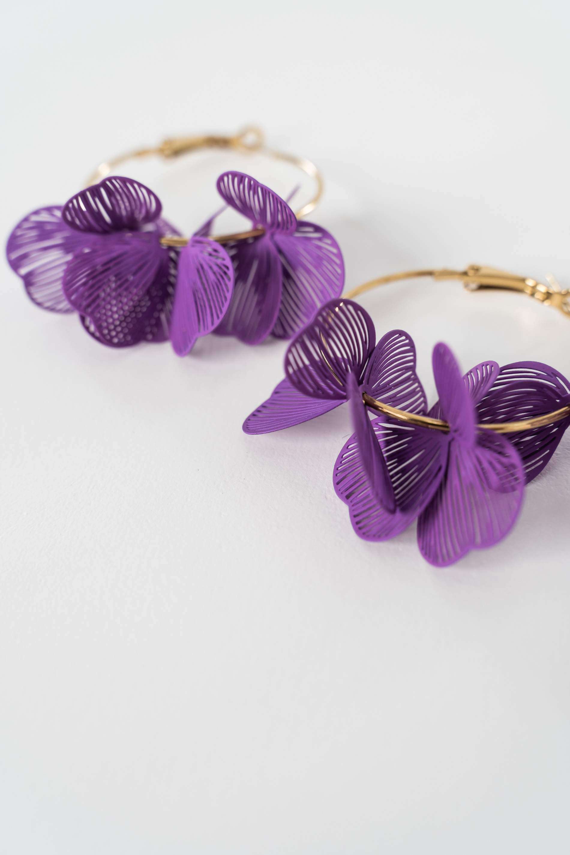 AROS FLOR COLOR MORADO