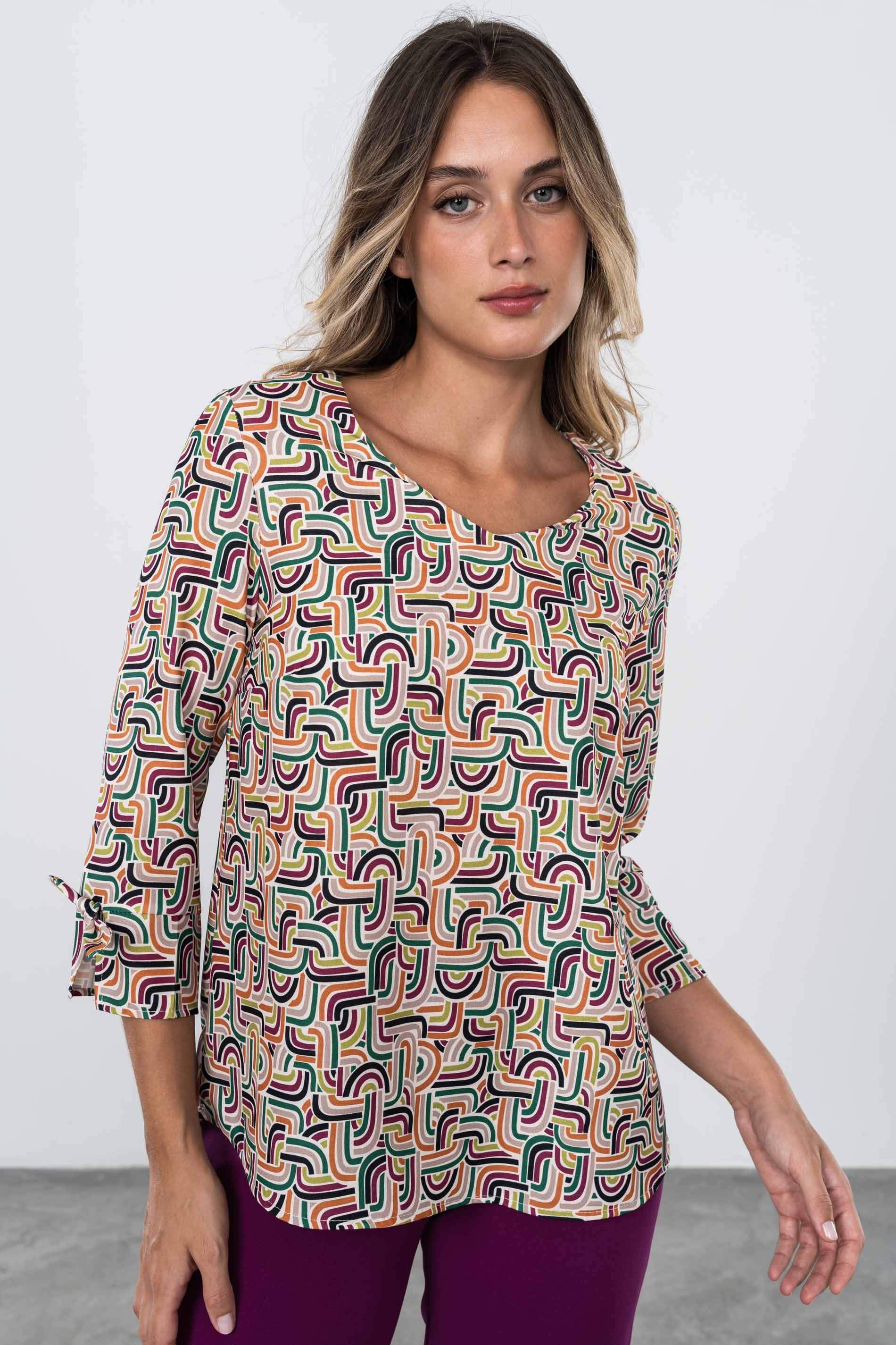 BLUSA ESTAMPADO GEOMETRICO