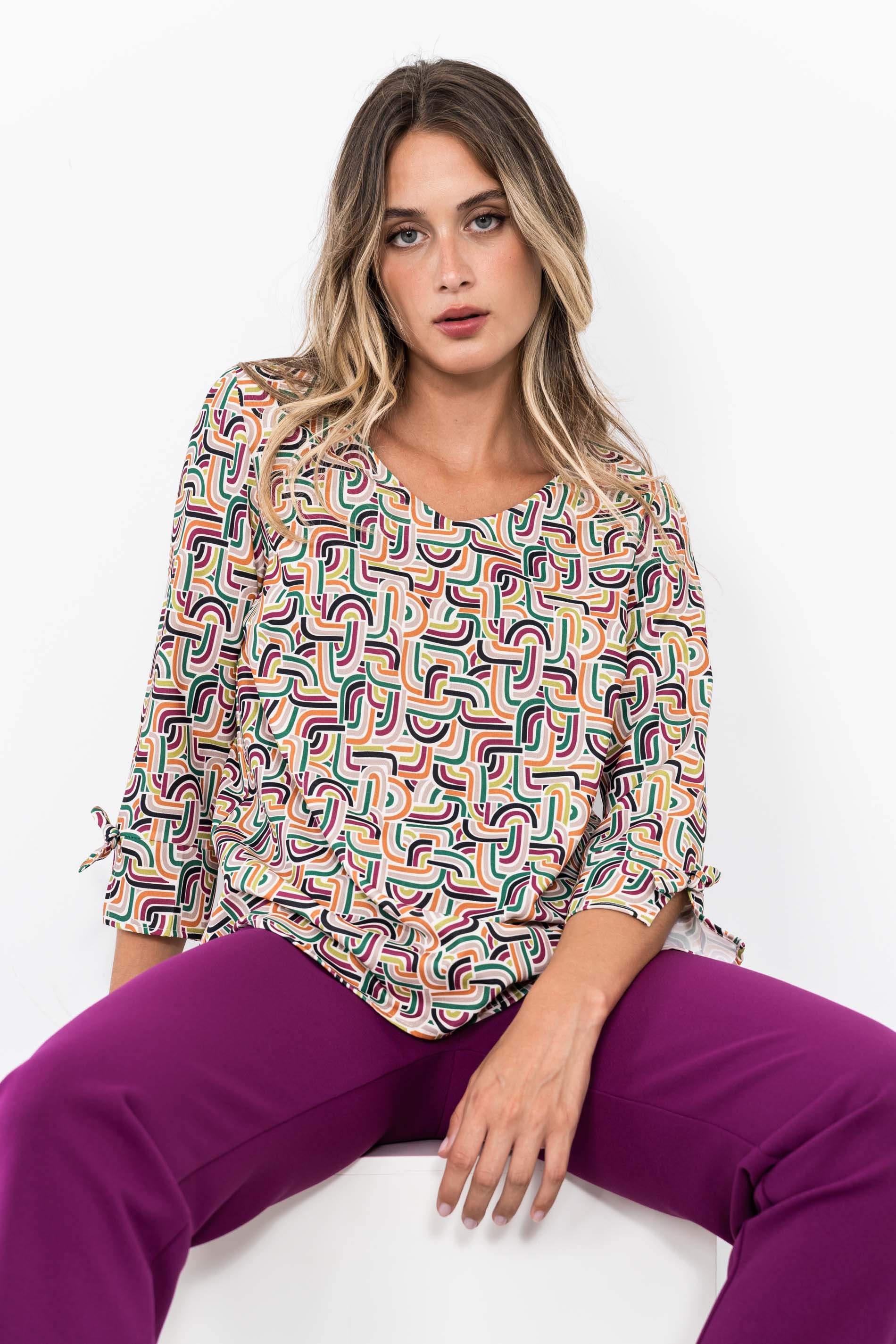 BLUSA ESTAMPADO GEOMETRICO