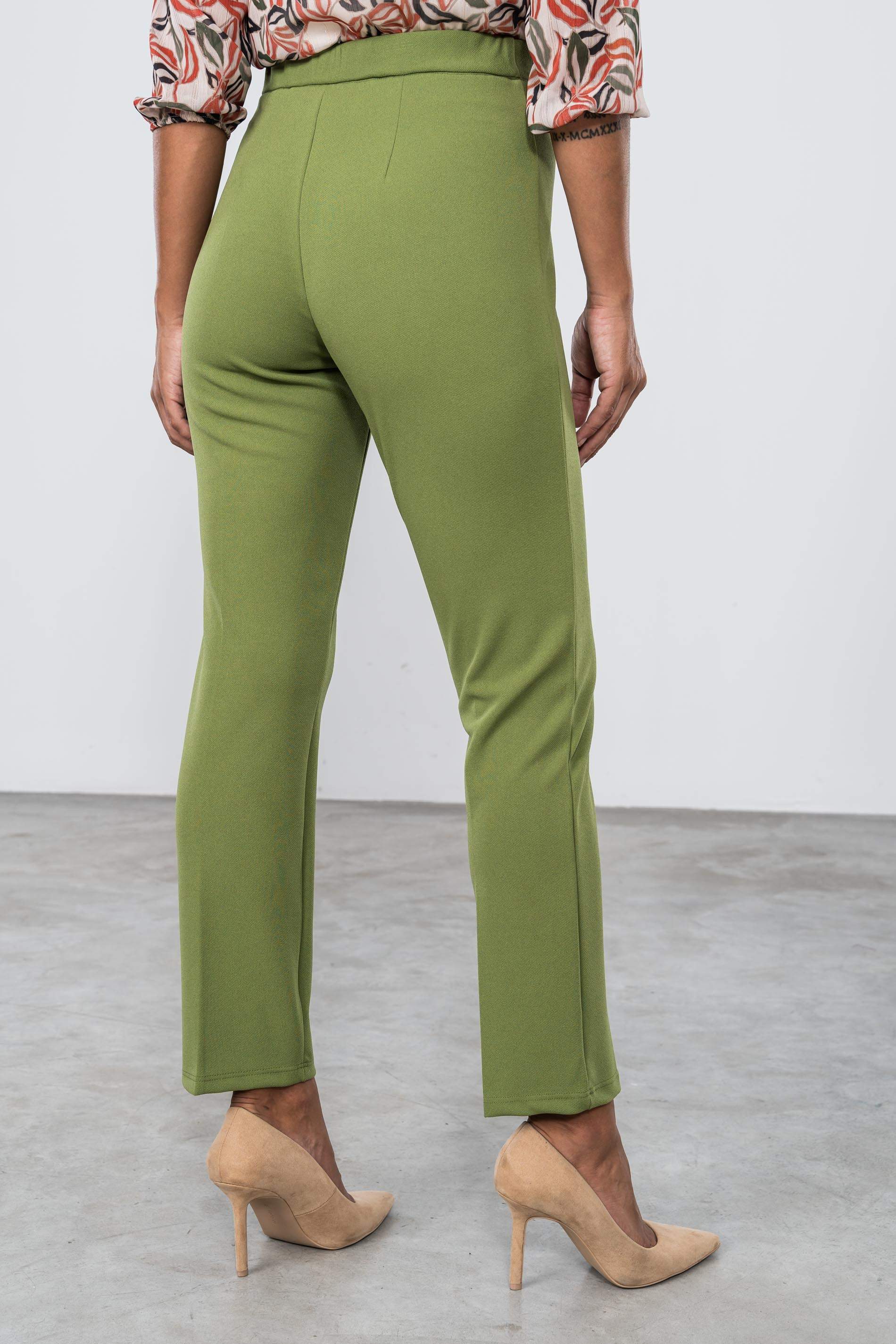 PANTALÓN CINTURA ELÁSTICA MANZANA