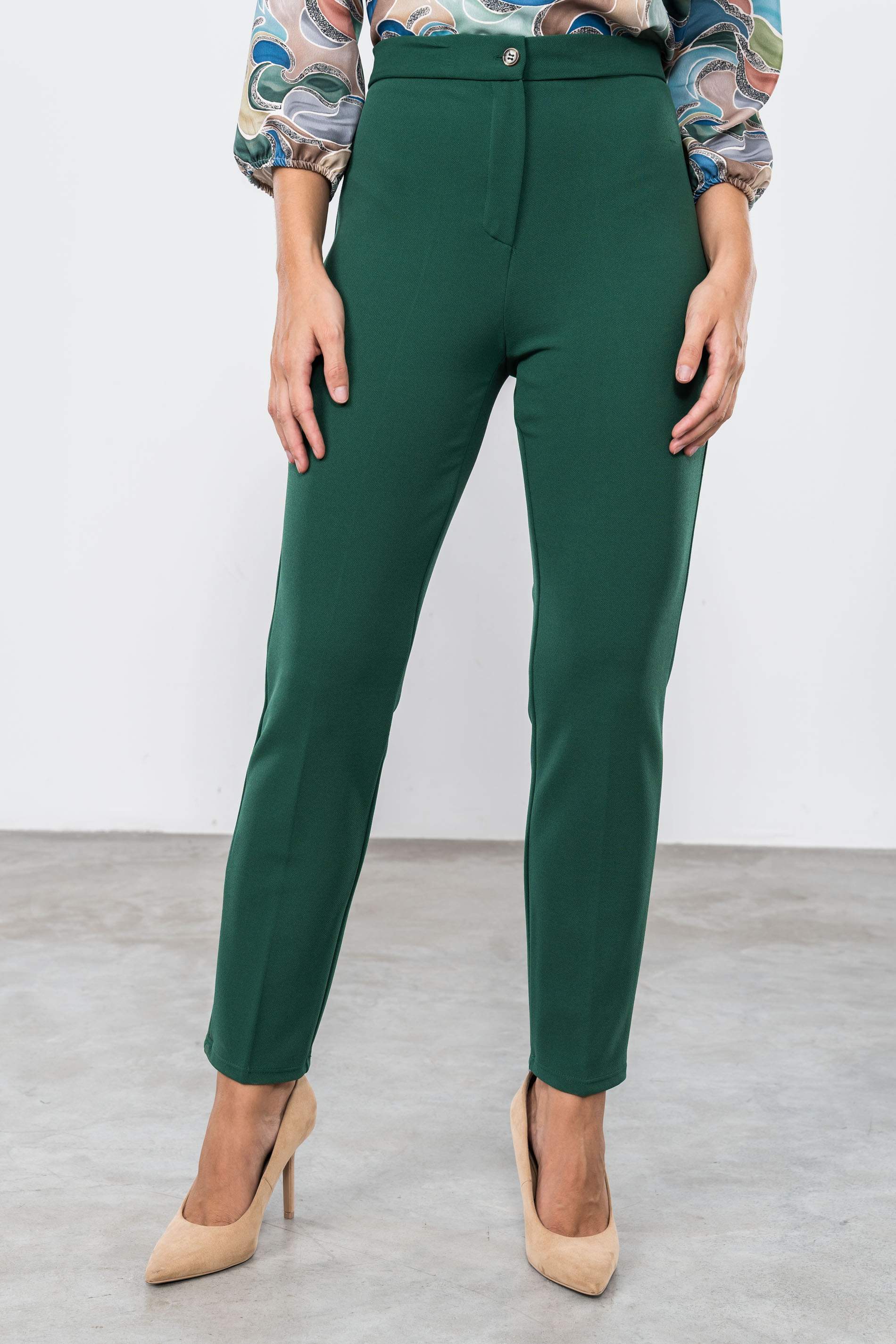 PANTALÓN CINTURA ELÁSTICA VERDE