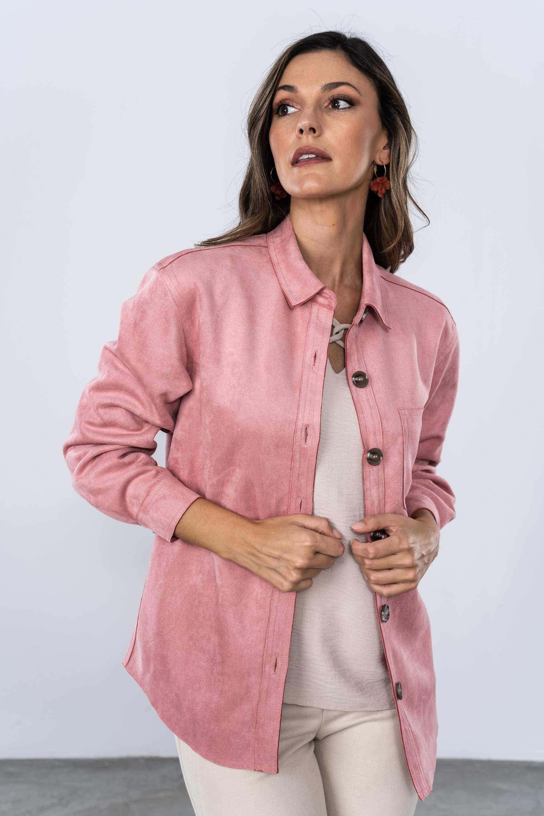 SOBRECAMISA EFECTO ANTE ROSA