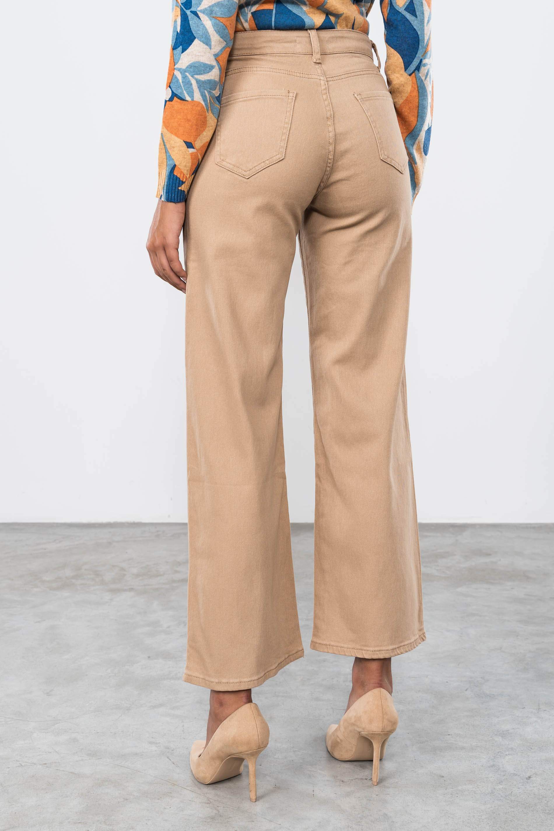 PANTALÓN RECTO CAMEL