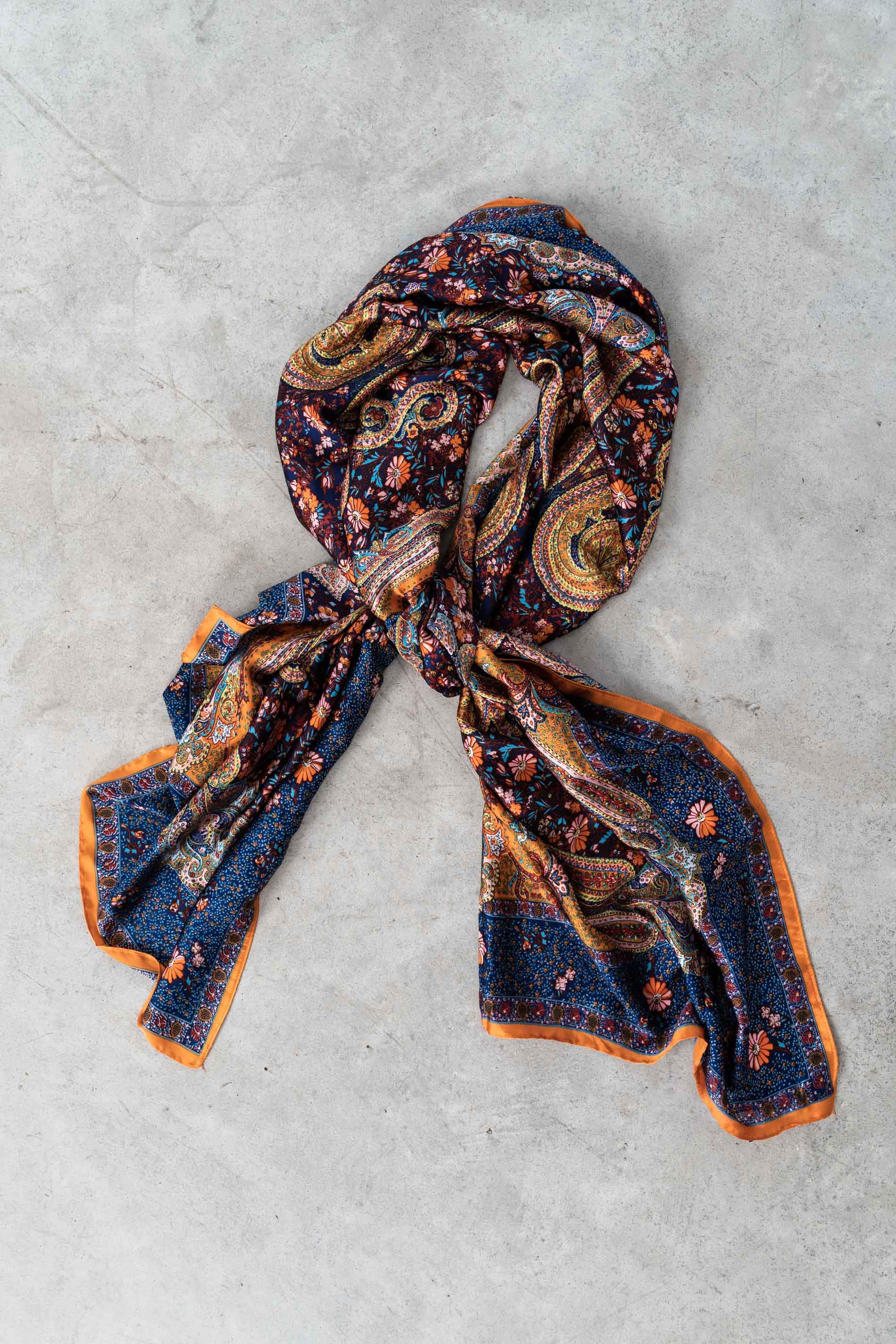 FOULARD EFECTO SEDA CACHEMIERE 