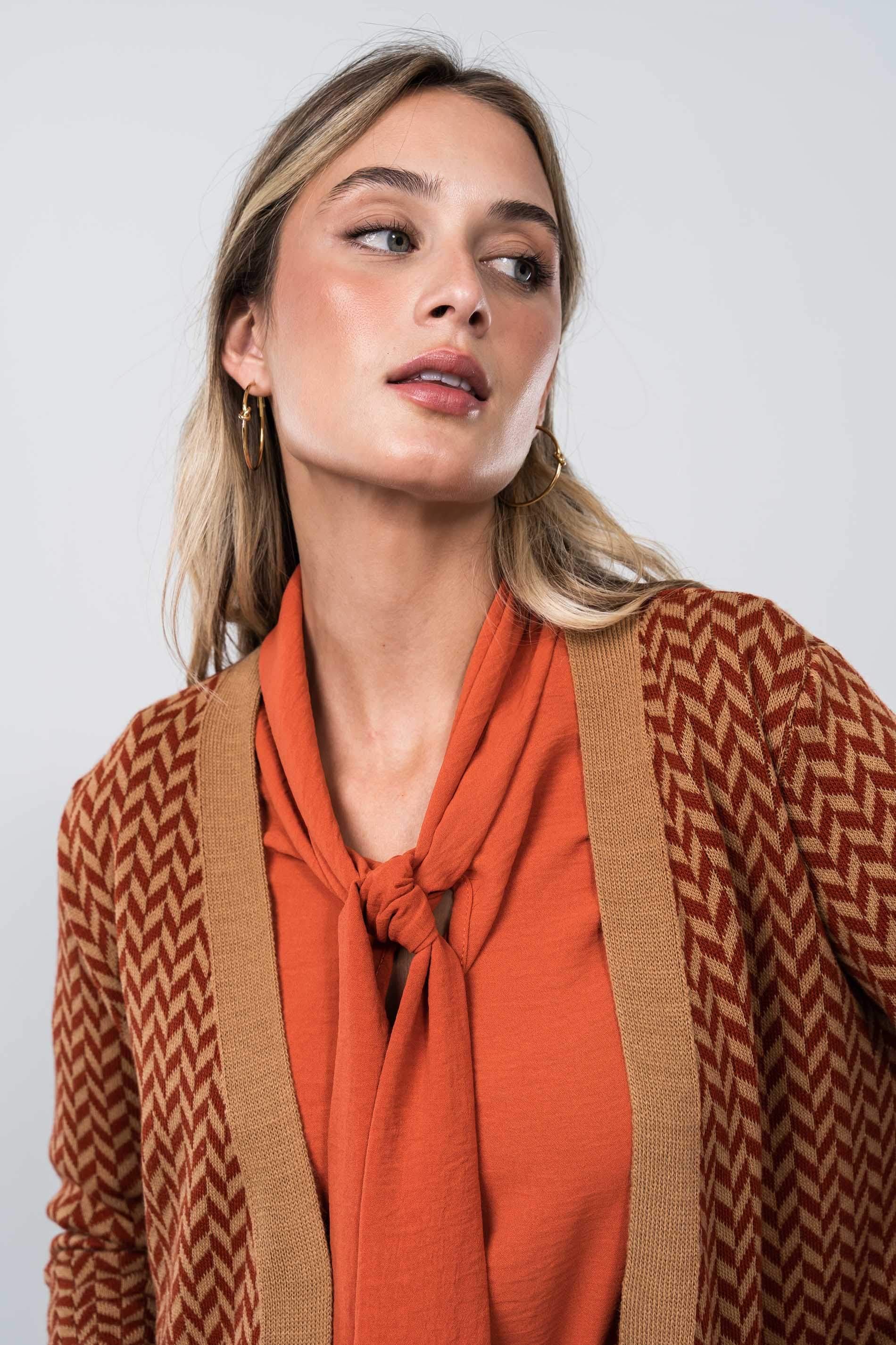 CHAQUETA ESPIGA CAMEL