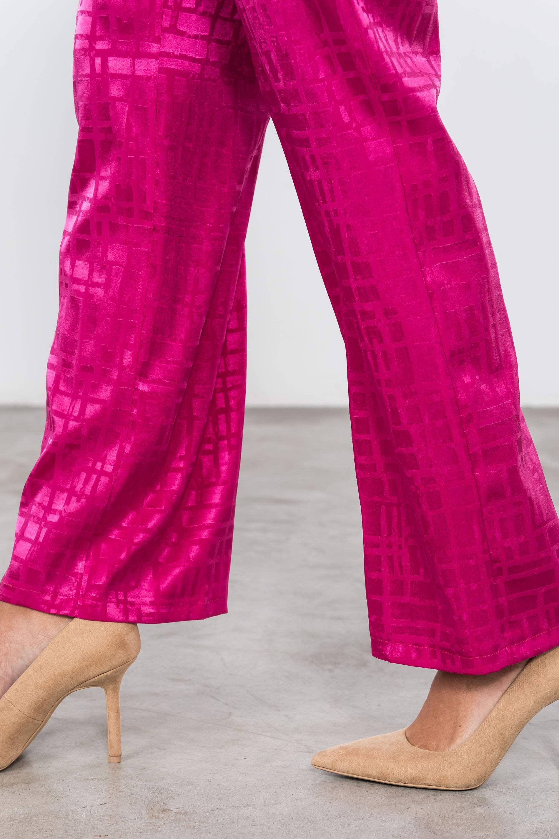 PANTALÓN SATINADO FANTASÍA FUCSIA