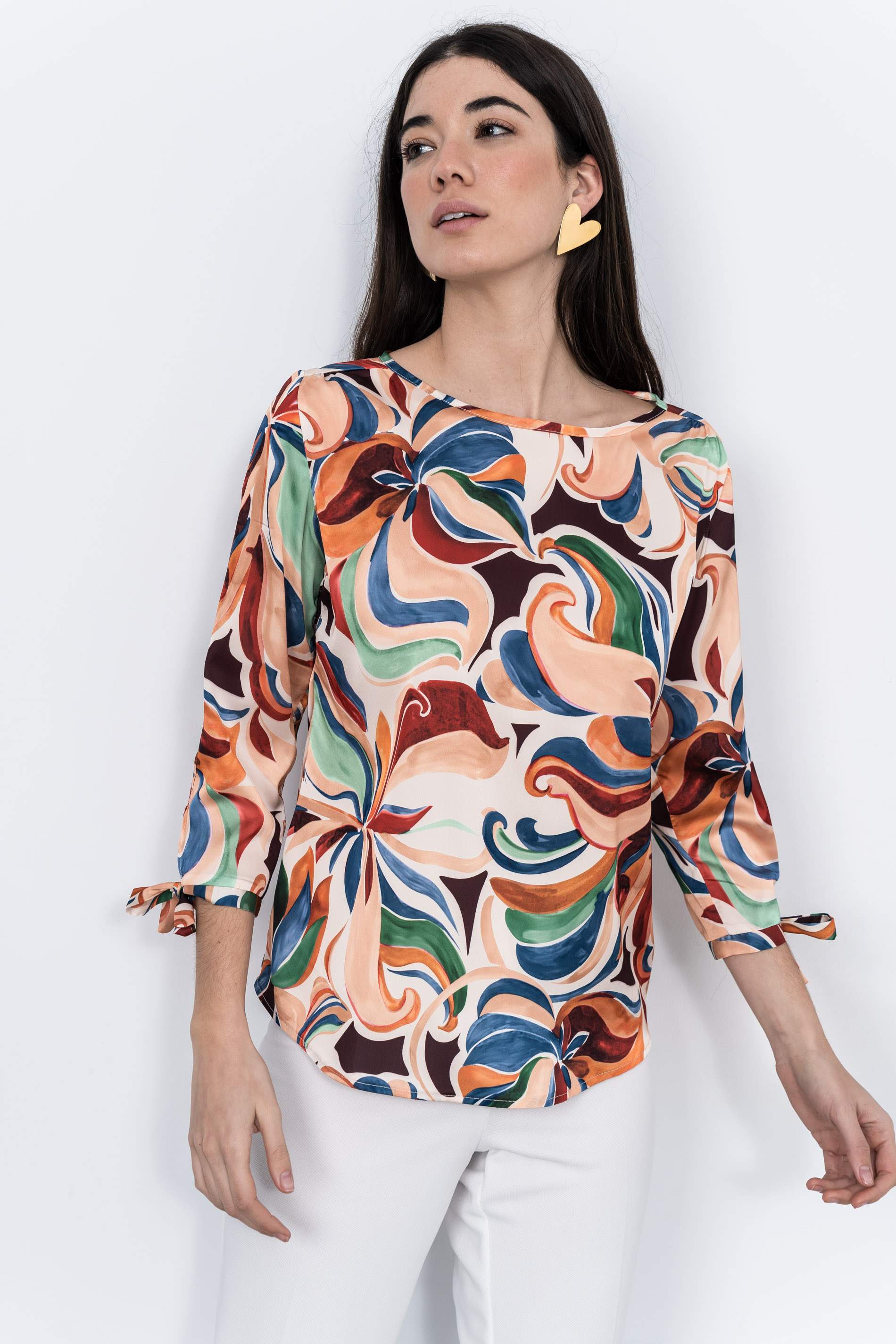 BLUSA FLOR ACUARELA